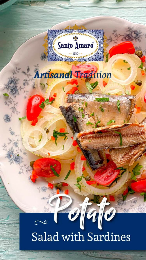 Santo Amaro Canned Sardines in Water Portuguese Sardines Spring Water Best Canned Sardines Wild Caught Sustainable Portugal