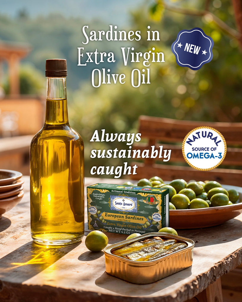 Wild Sardines in Extra Virgin Olive Oil (EVOO) - Luso Style! from PORTUGAL