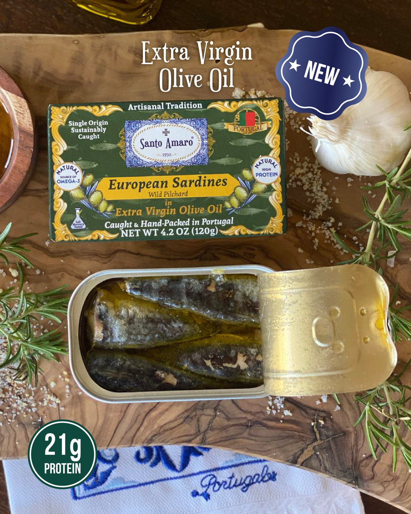 Wild Sardines in Extra Virgin Olive Oil (EVOO) - Luso Style! from PORTUGAL