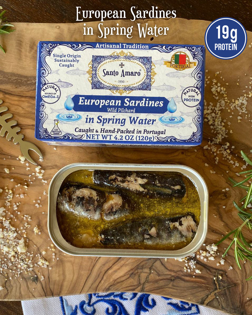 Wild Sardines in Spring Water from PORTUGAL